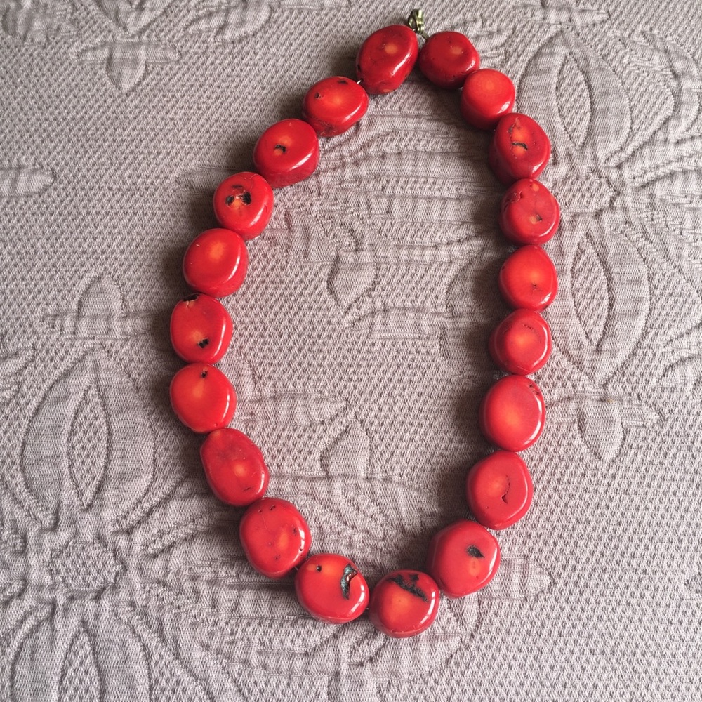 Red rock necklace